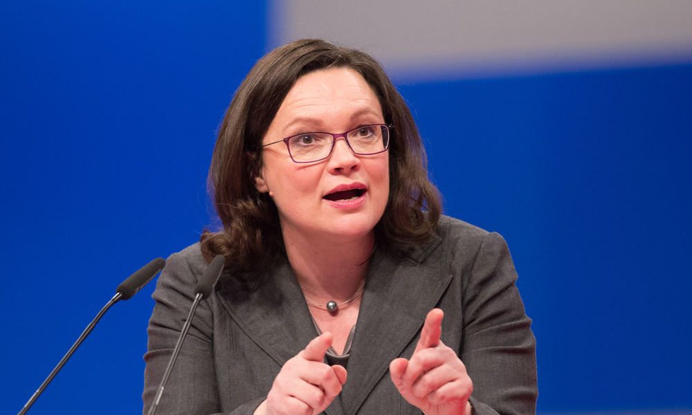 SPD Almanya İslam Andrea Nahles